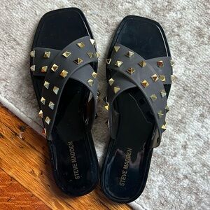 Steve Madden stud slides